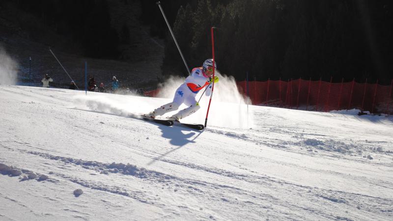 Italy's Melania Corradini in La Molina