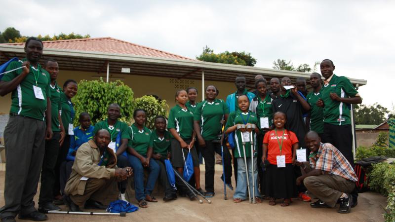 Kenya's Delegation at the Agitos Foundation Youth Workshop in Rwanda