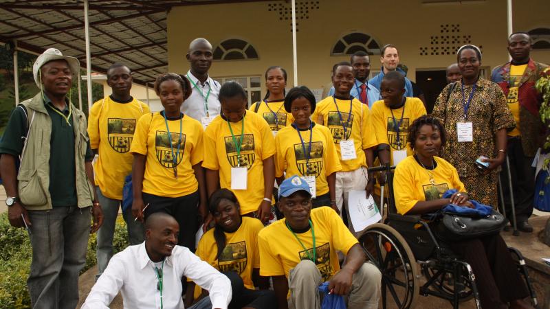 Young Athletes arrive at the Agitos Foundation Youth Workshop in Rwanda