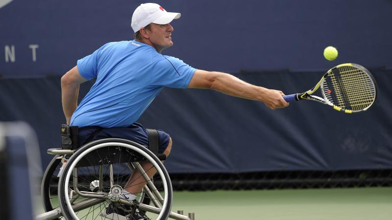 Jon Rydberg in action at the 2010 US Open