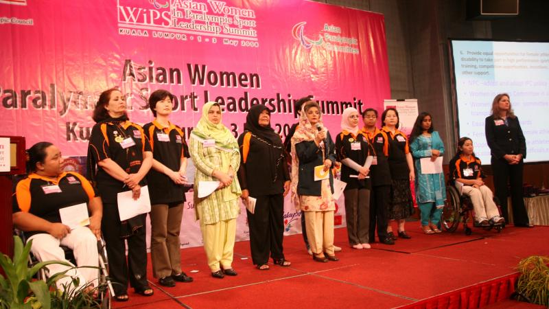 2008 Asian Women in Paralympic Sport Leadership Summit in Kuala Lumpur, Malaysia