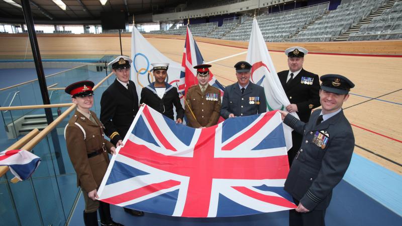 Flag bearers London