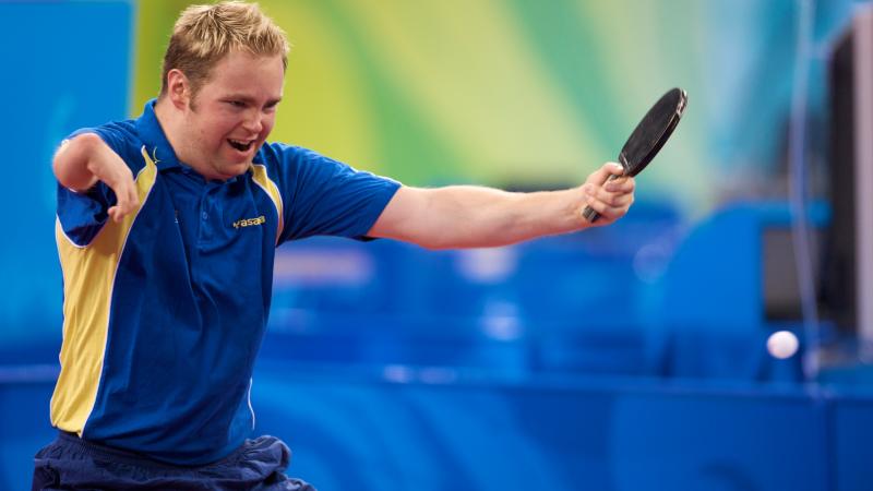 Swedish Table Tennis player Fredrik Andersson