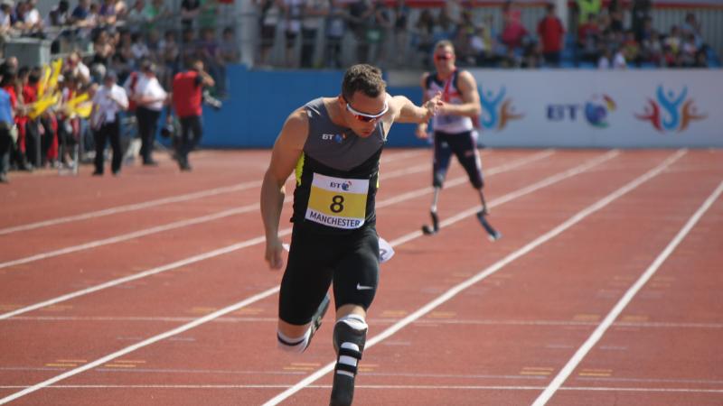 Oscar Pistorius at BT Paralympic World Cup