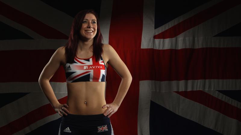 Great Britain's T12 athlete Libby Clegg