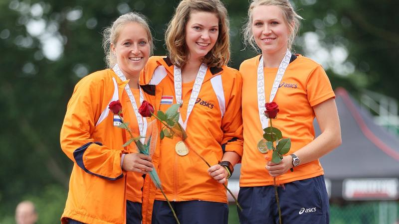 Dutch Trio women's 100m T43/44