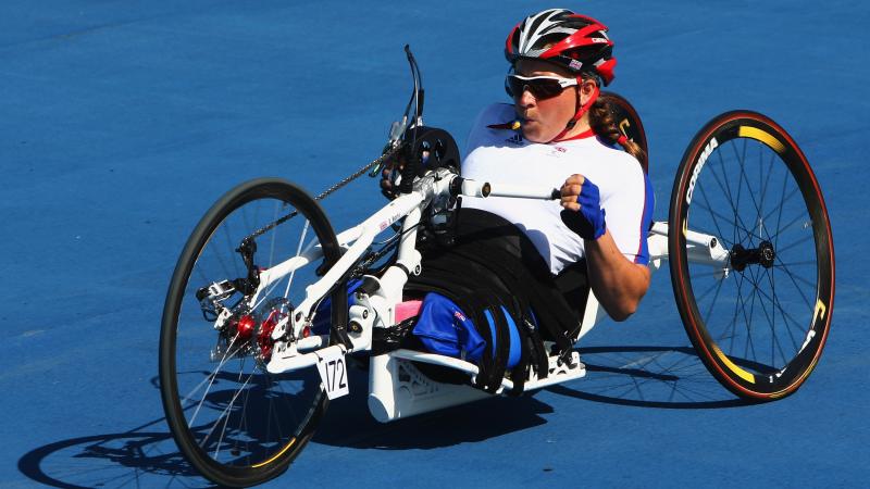 handcyclist Rachel Morris