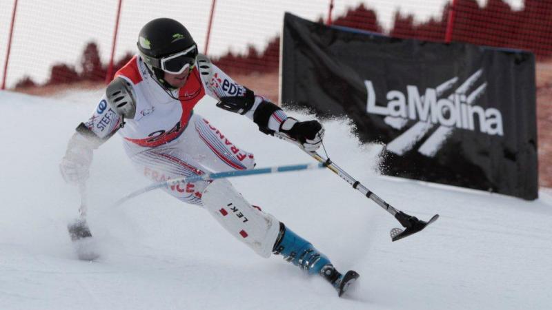 French skier at La Molina