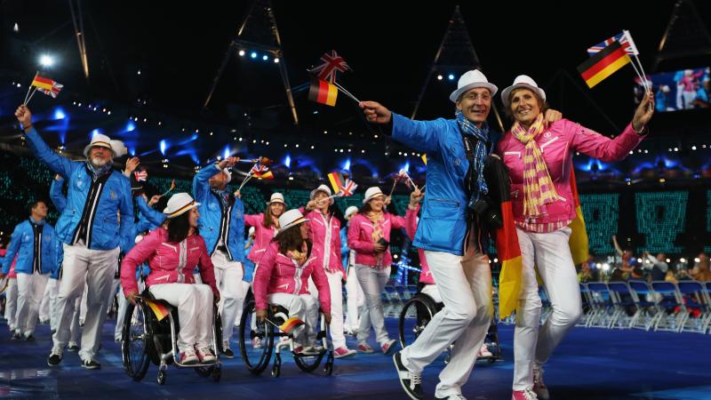 German Athletes at 2012 Opening Ceremony