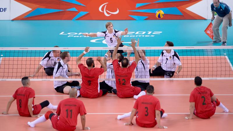 Sitting volleyball