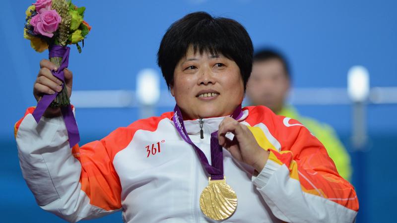  Tzu-Hui Lin wins gold at London 2012