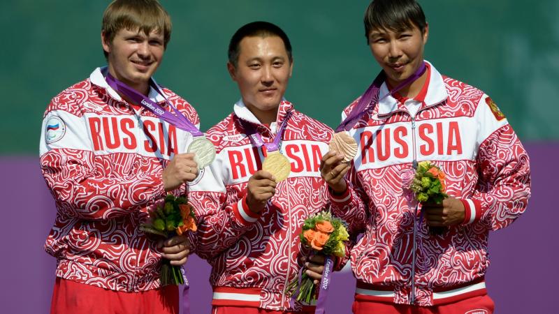 Russian trio clinch archery gold medals