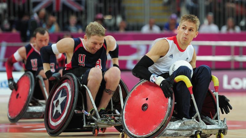 USA-England wheelchair rugby
