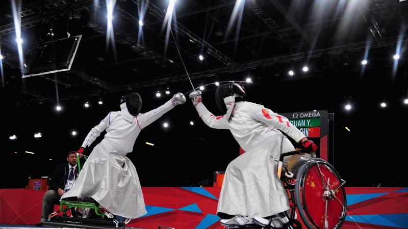 Wheelchair fencing