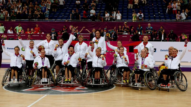 Germany's women's wheelchair basketball team