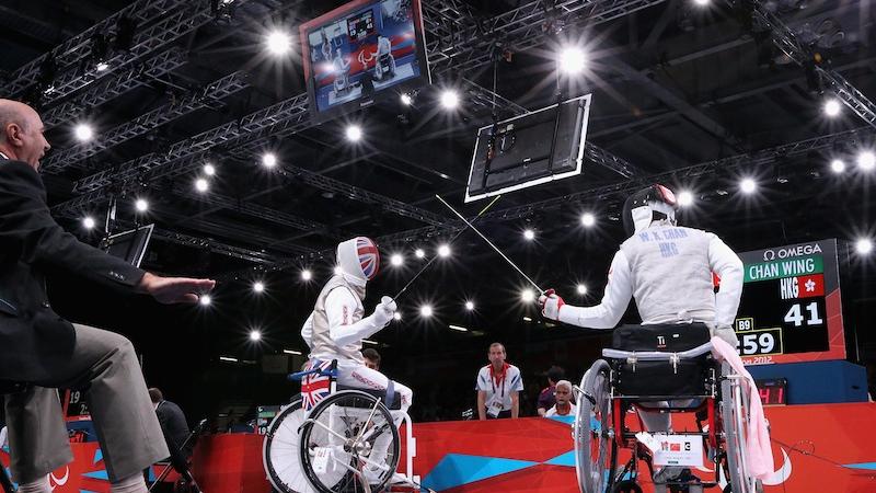 Wheelchair fencing