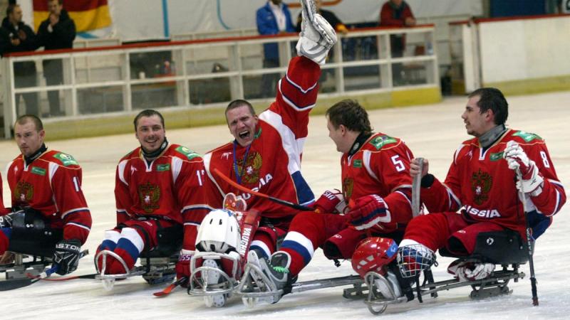 Russia ice sledge hockey