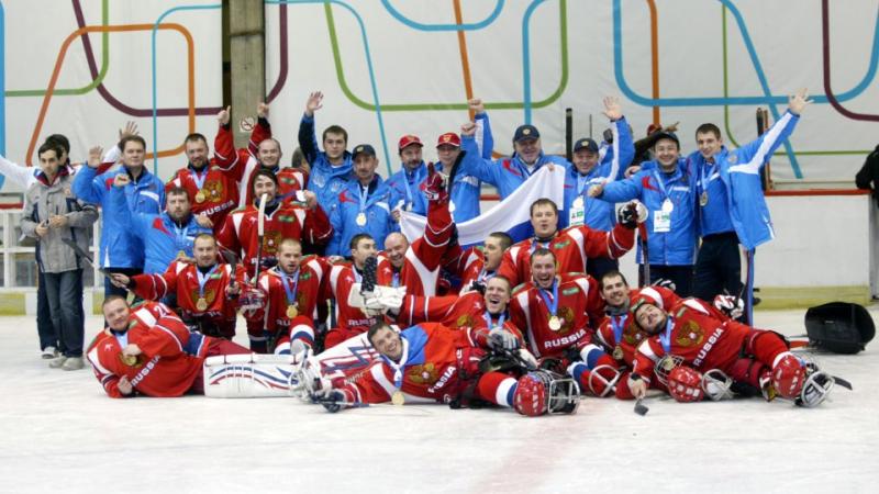 Russia ice sledge hockey