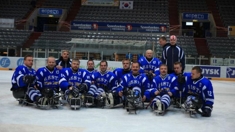 Estonia ice sledge hockey team