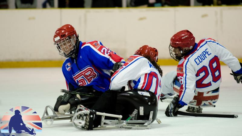 Great Britain's ice sledge hockey team