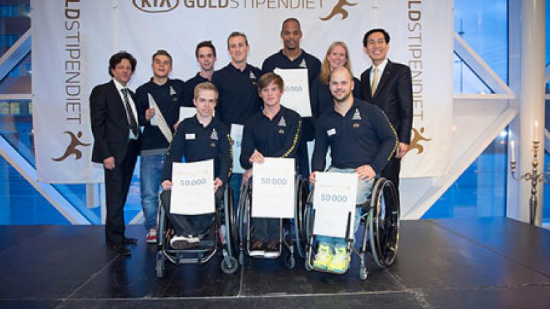 Sweden's Gold Scholarship athletes 2013