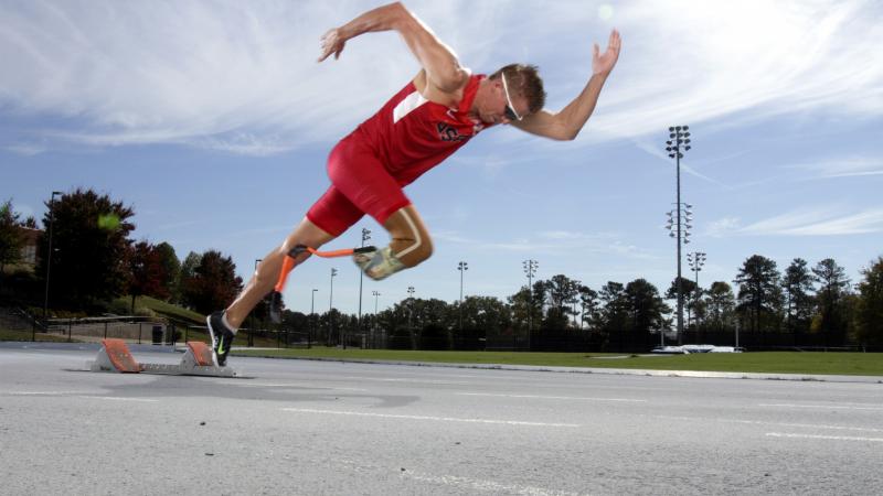 David Prince in training