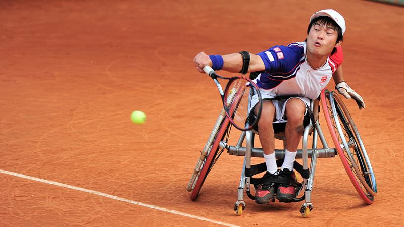 Japanese wheelchair tennis player Shingo Kunieda