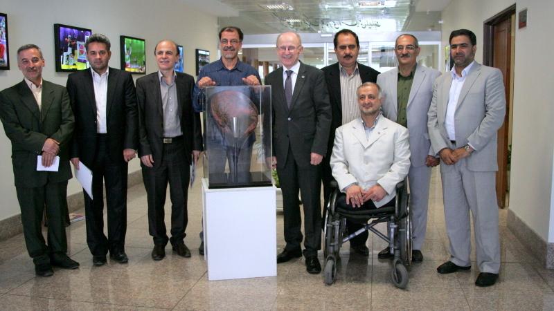 Wilfried Lemke visits NPC Iran
