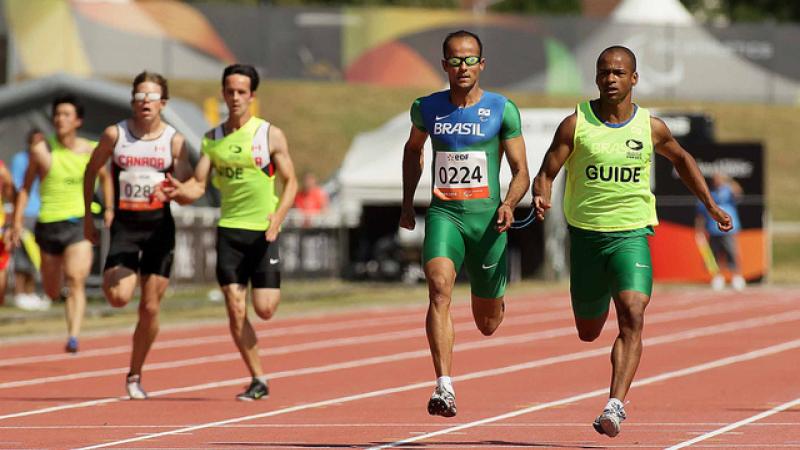 Lucas Prado, Men's 200m T11, at the 2013 IPC Athletics World Championships Lyon