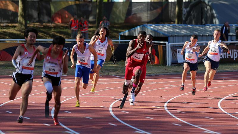 Lyon 2013 men's 4x100m relay T42-46