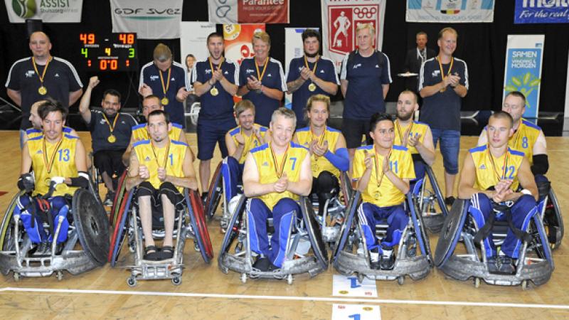 Sweden wheelchair rugby team