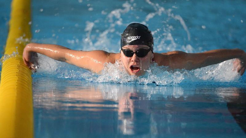 Mary Fisher, NZL, competing at the 2013 IPC Swimming World Championships Montreal