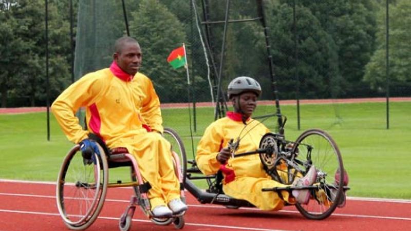 Burkina Faso handcyclists Burkina Faso handcyclists
