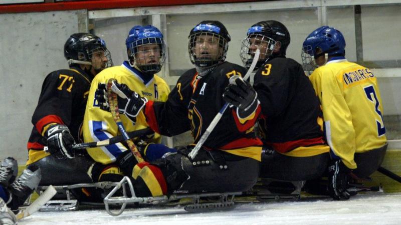 Germany Sweden Ice Sledge Hockey