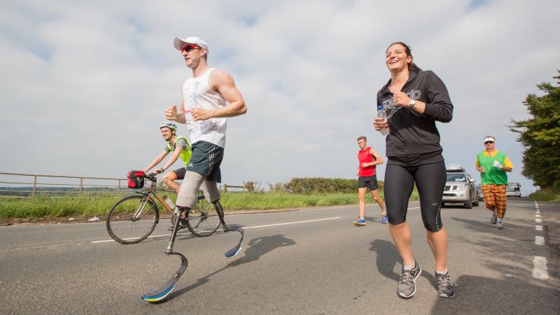 Richard Whitehead 40 marathons