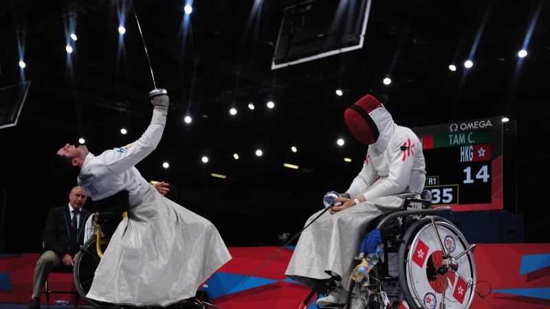 Wheelchair fencing