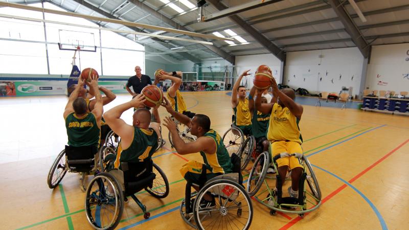 South African men's wheelchair basketball team