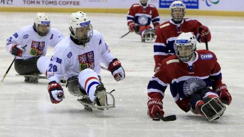 Norway's ice sledge hockey team