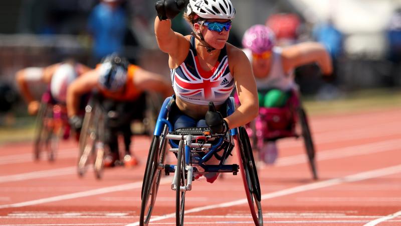 Hannah Cockroft 100m T34 Lyon