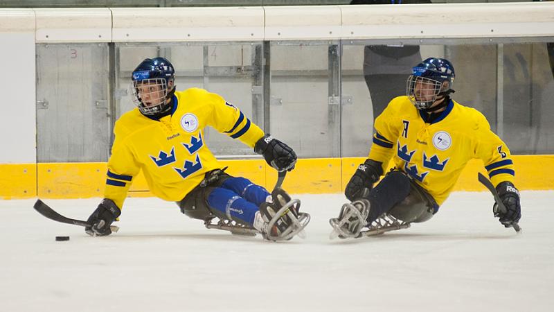 Sweden's ice sledge hockey team