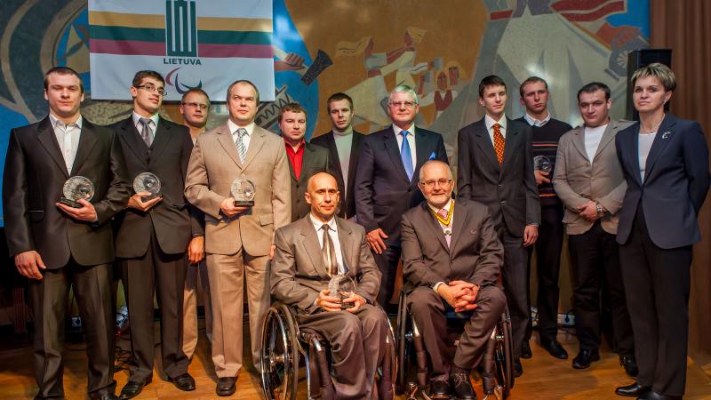 Sir Philip Craven at NPC Lithuania's 2013 Sports Awards ceremony