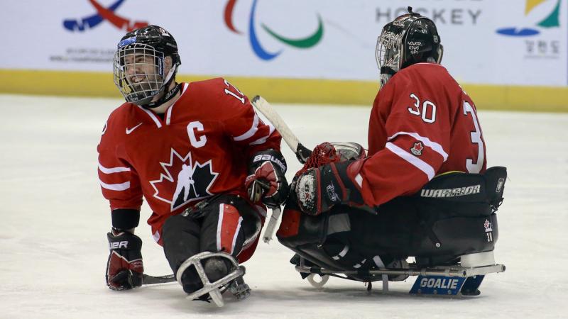 Canada’s ice sledge hockey team captain Greg Westlake.