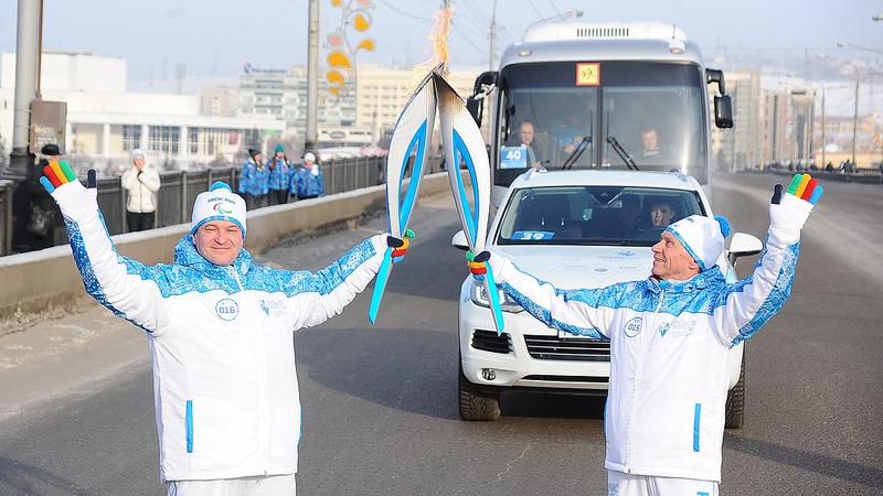 Sochi 2014 Paralympic Torch Relay - Day 2