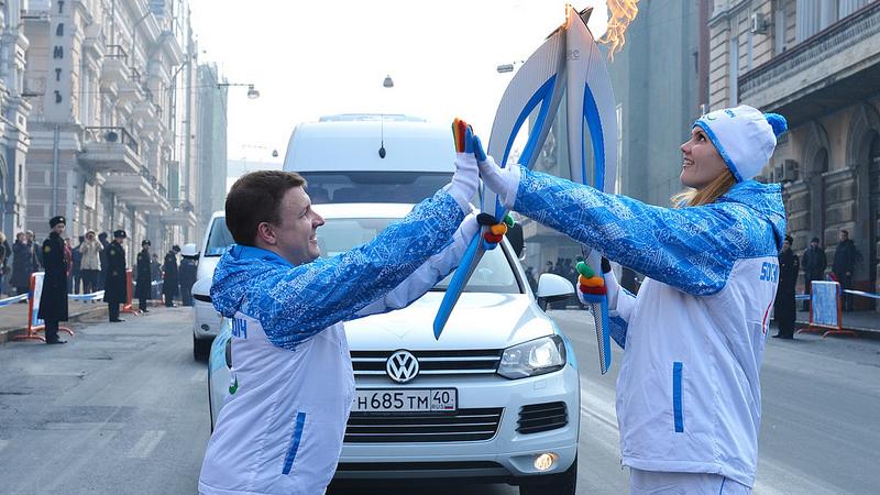 Sochi 2014 Paralympic Torch Relay - Day 1