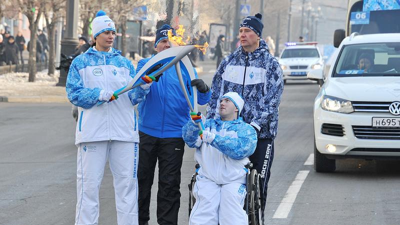 Sochi 2014 Paralympic Torch Relay - Day 1