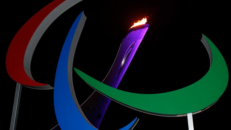 Agitos Paralympic Flame Sochi 2014