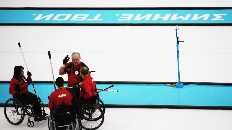 Canada's wheelchair curling team