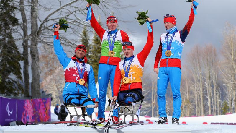 Roman Petushkov, Vladislav Lekomtcev, Grigory Murygin and Rushan Minnegulov