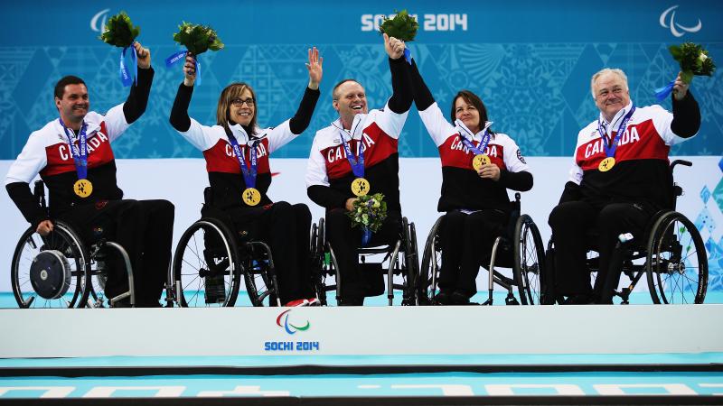 Canada's wheelchair curling team