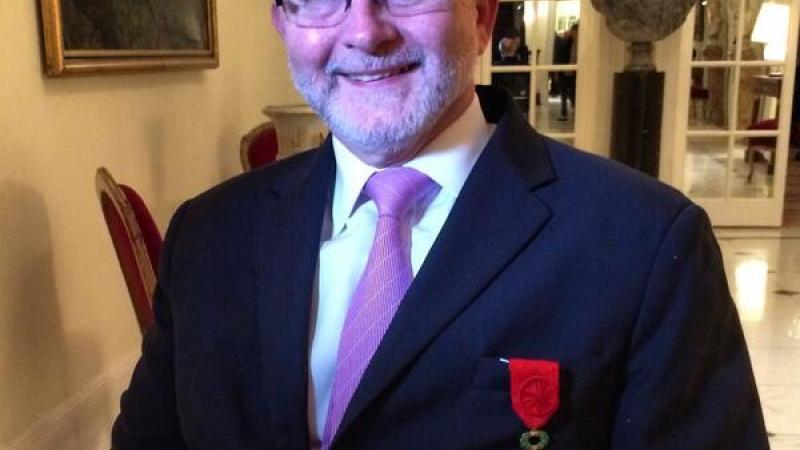 Sir Philip Craven after receiving the Légion d’Honneur 